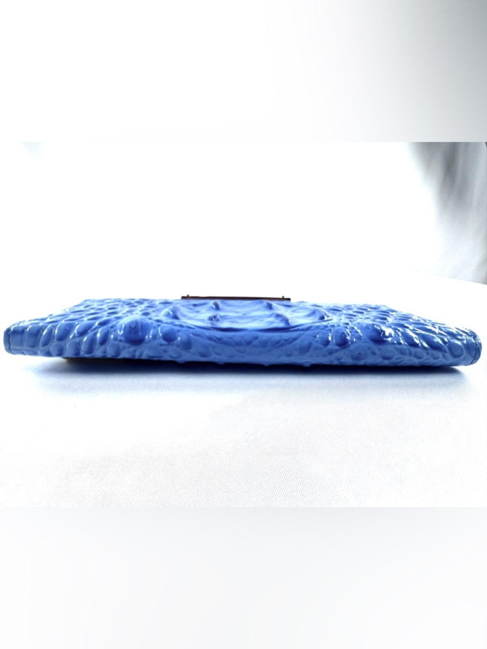 Brahmin Ady Wallet Royal Blue Melbourne Croc Embossed Leather - Picture 6 of 8